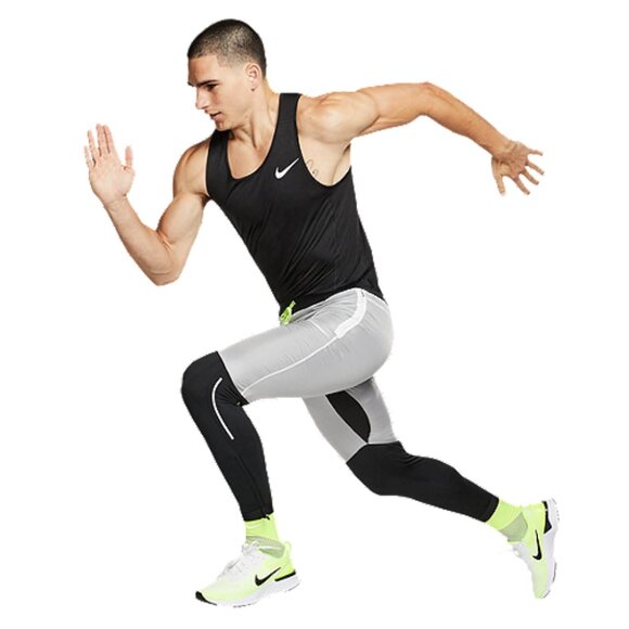 NIKE Dri-Fit Performance 'Running' Pants- M Blk/Gry (Brand New, Never Worn!) - Picture 5 of 12